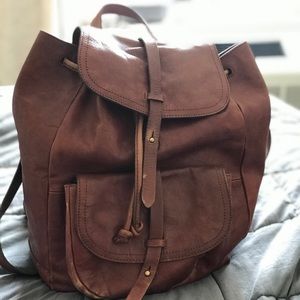 Madewell leather backpack